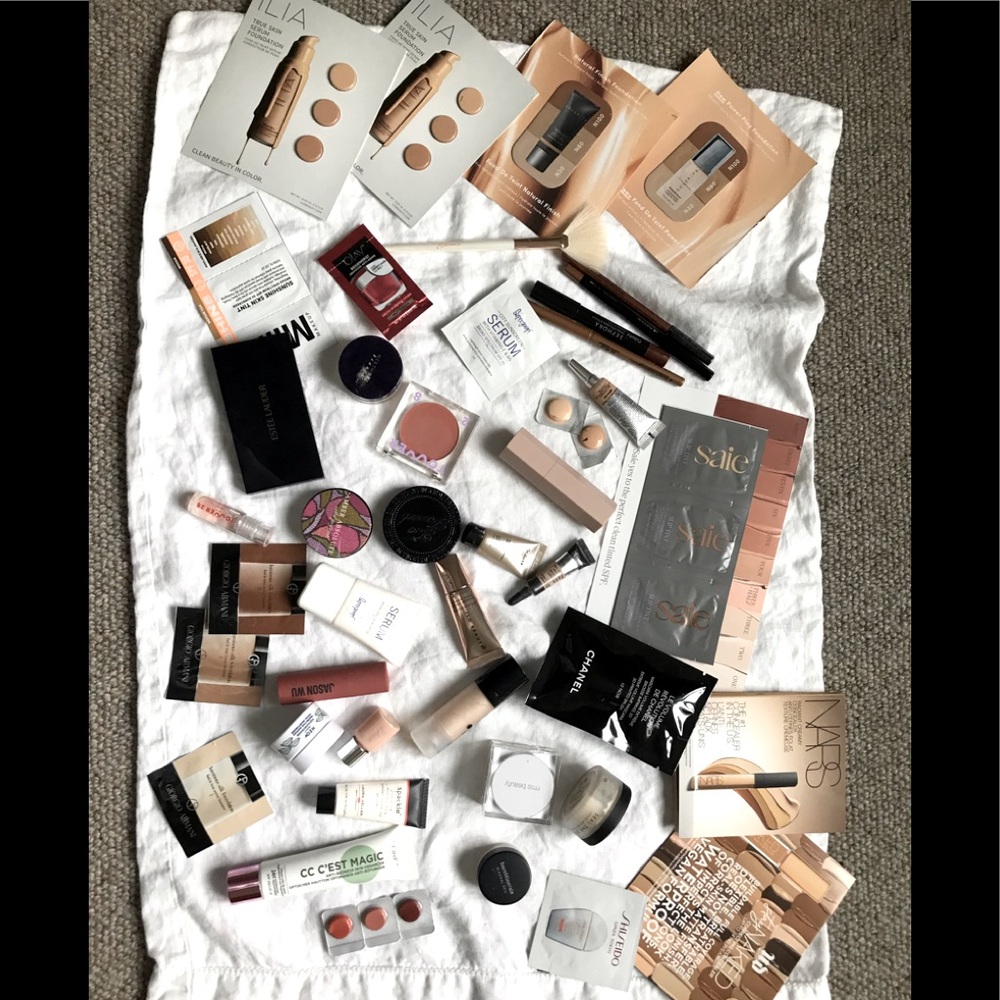 Treasure Trove of Makeup Samples & Products